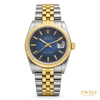 Rolex Lady Datejust Steel Gold Blue Dial
