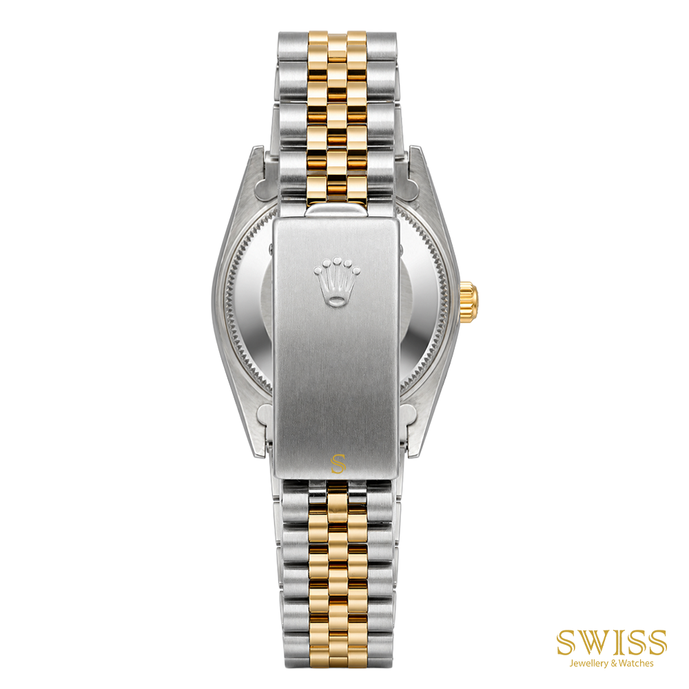 Rolex Lady Datejust 31 Steel Gold Blue Dial Watch