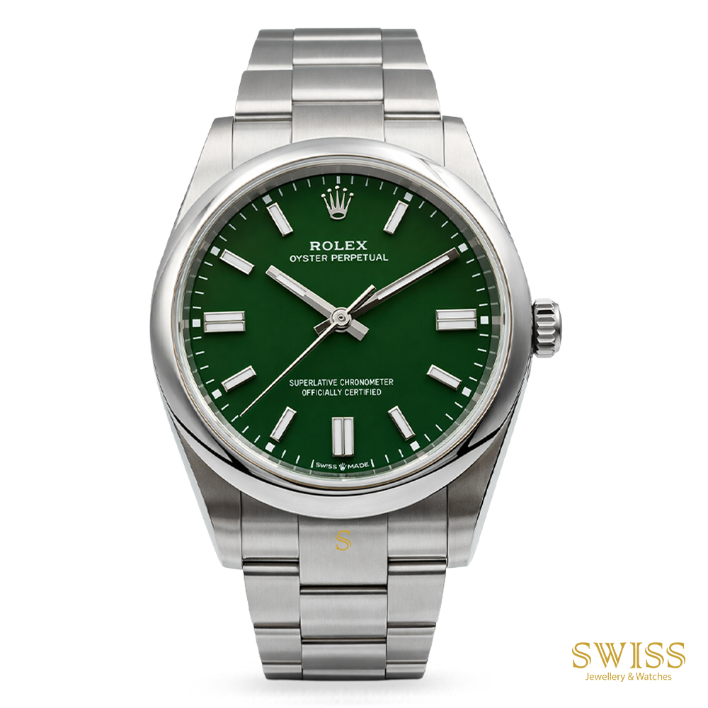 Rolex Oyster Perpetual 36 Green Dial 36mm