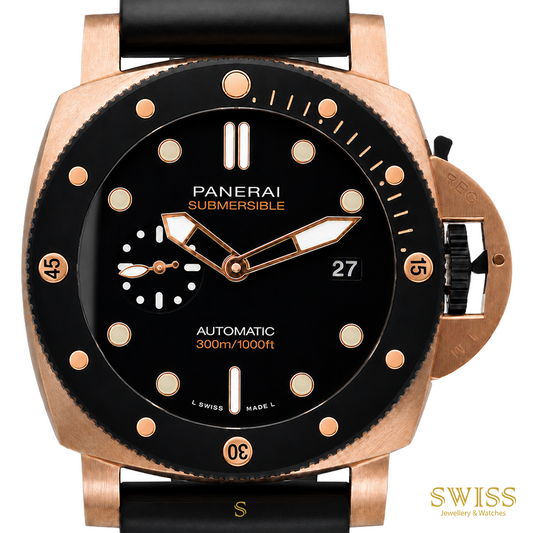 Panerai Submersible Goldtech™ 42mm Black Dial