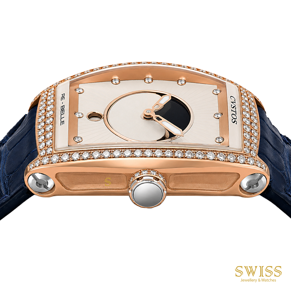 Cvstos Re-Belle Moon Phase Diamond Ladies Watch