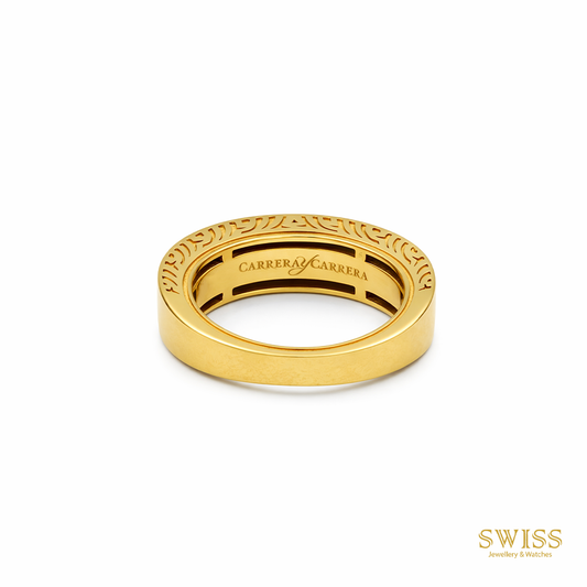 Carrera y Carrera Gold Heritage Band Ring DA11869