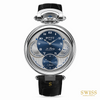 Bovet 19Thirty Fleurier Blue Dial Stainless Steel