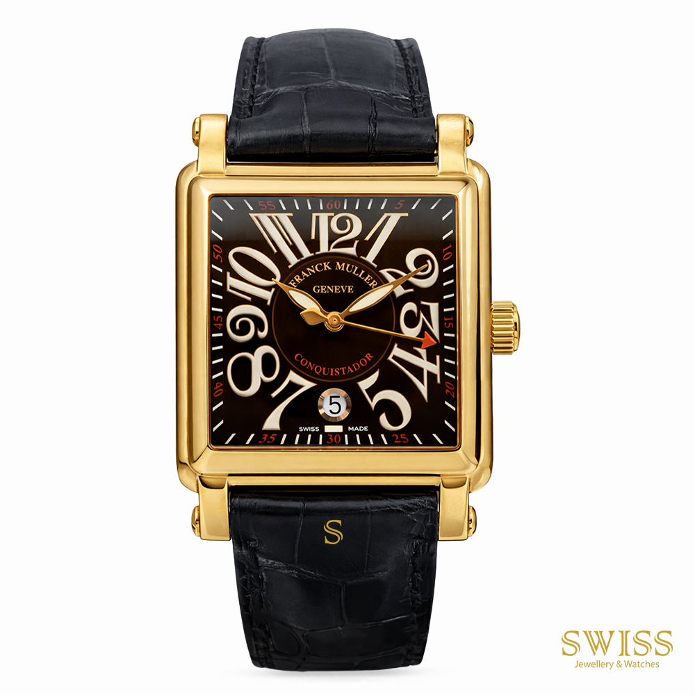 Franck Muller Conquistador Rose Gold Brown Dial