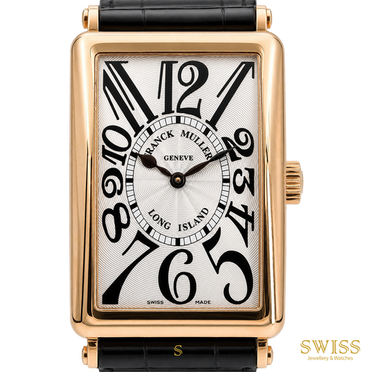 Franck Muller Long Island Rose Gold – Elegant Rectangular Icon