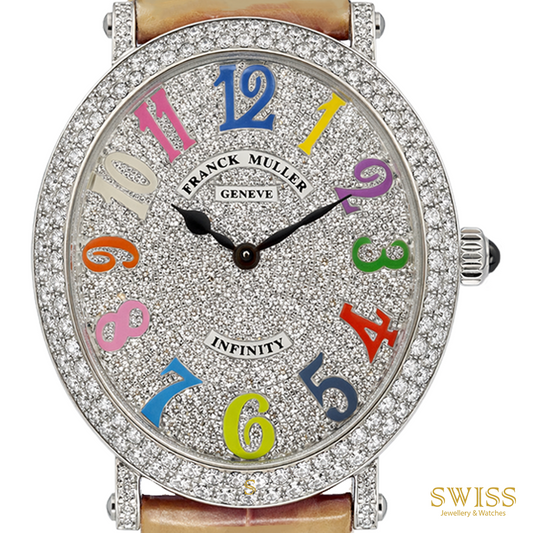 Franck Muller Round Color Dreams Diamond – White Gold Statement
