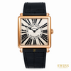 Franck Muller Master Square Rose Gold Silver Guilloché Dial