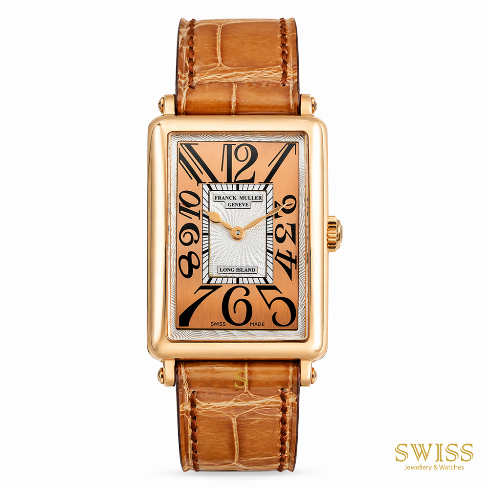 Franck Muller Long Island Flame Dial Rose Gold Quartz