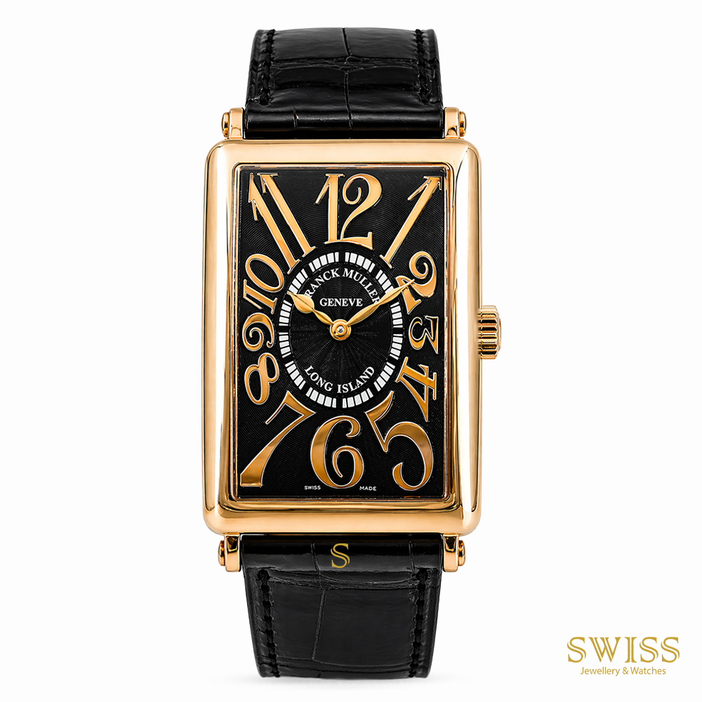 Franck Muller Long Island Black Dial Rose Gold