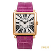 Franck Muller Master Square Rose Gold Purple Strap