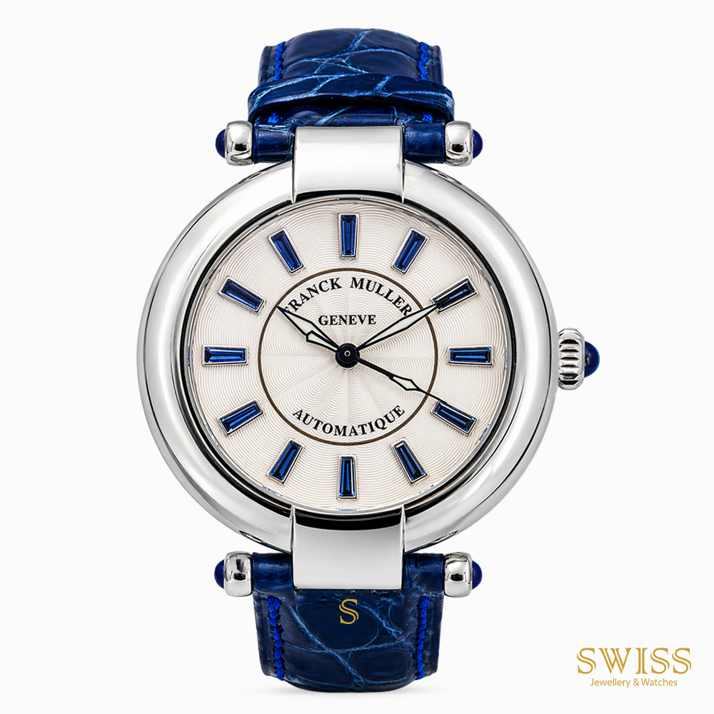 Franck Muller Round Automatique Blue Index Dial