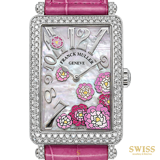Franck Muller Long Island Flower Collection Diamond MOP Pink Edition
