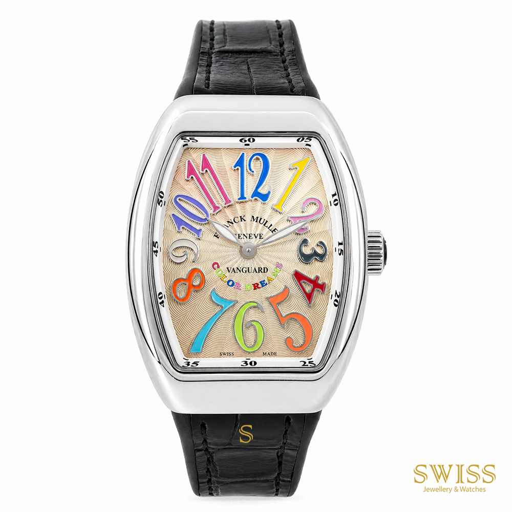 Franck Muller Vanguard Color Dreams White Gold Multicolor Dial