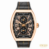 Franck Muller Vanguard Master Banker Rose Gold Grey Dial