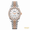 Rolex Datejust 31 Everose Rolesor Diamond Bezel Mother-of-Pearl Dial