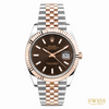 Rolex Datejust 41 Everose Rolesor Chocolate Dial