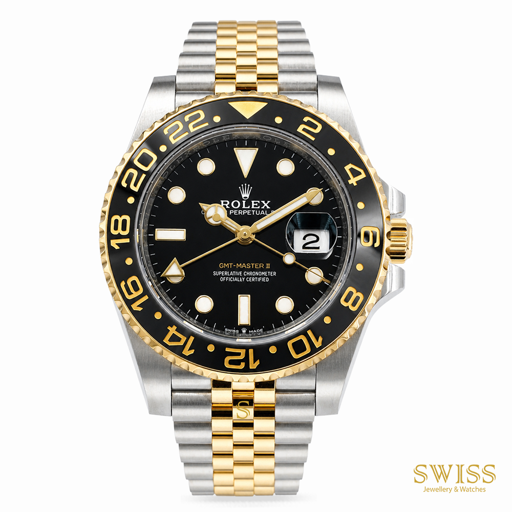Rolex GMT-Master II Yellow Rolesor Black Dial