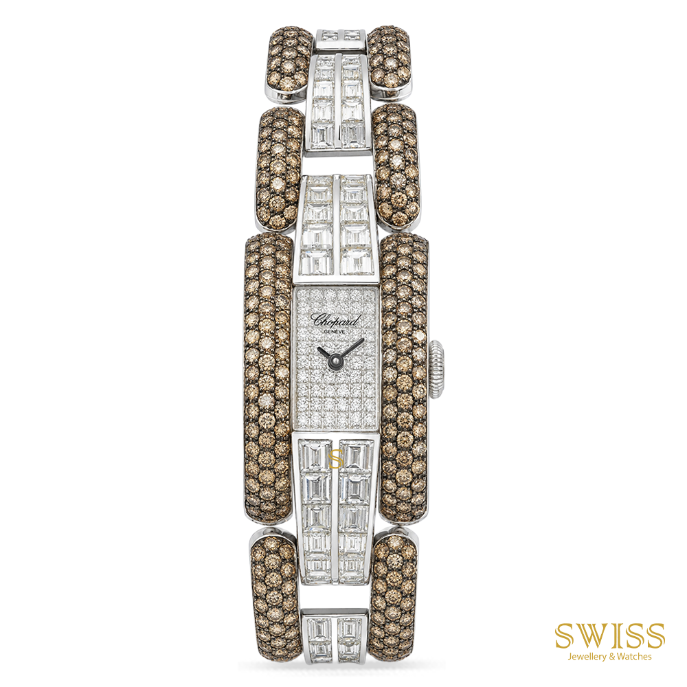 Chopard La Strada Diamond & 18K White Gold Watch