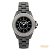 Chanel J12 Black Ceramic Diamond Bezel