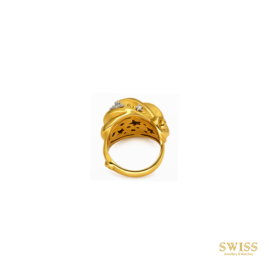 Carrera y Carrera Universo Diamond Gold Ring 1016758