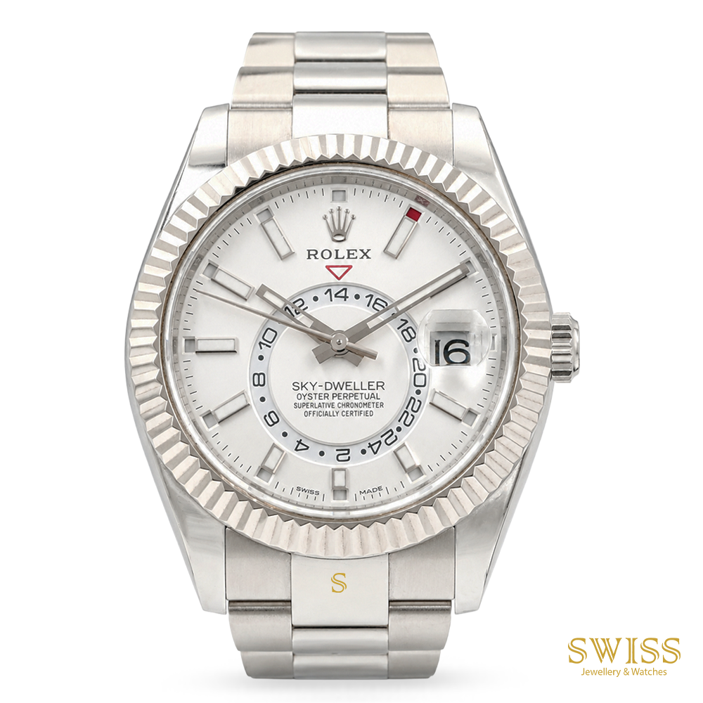 Rolex Sky-Dweller Intense White Dial White Rolesor Oyster