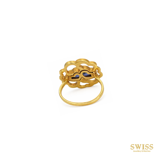 Carrera y Carrera Sapphire Heart Gold Ring 1016792