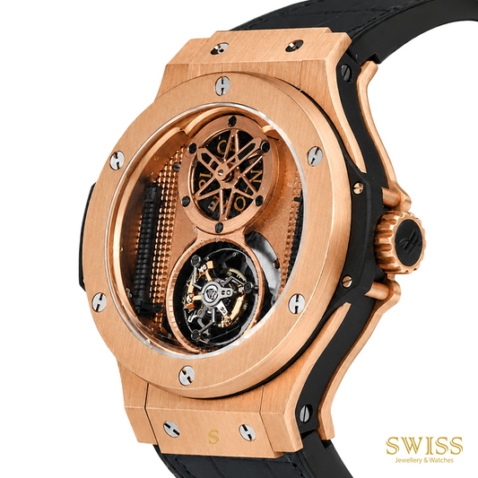 Hublot King Power Cathedral Minute Repeater Tourbillon 18K King Gold Watch