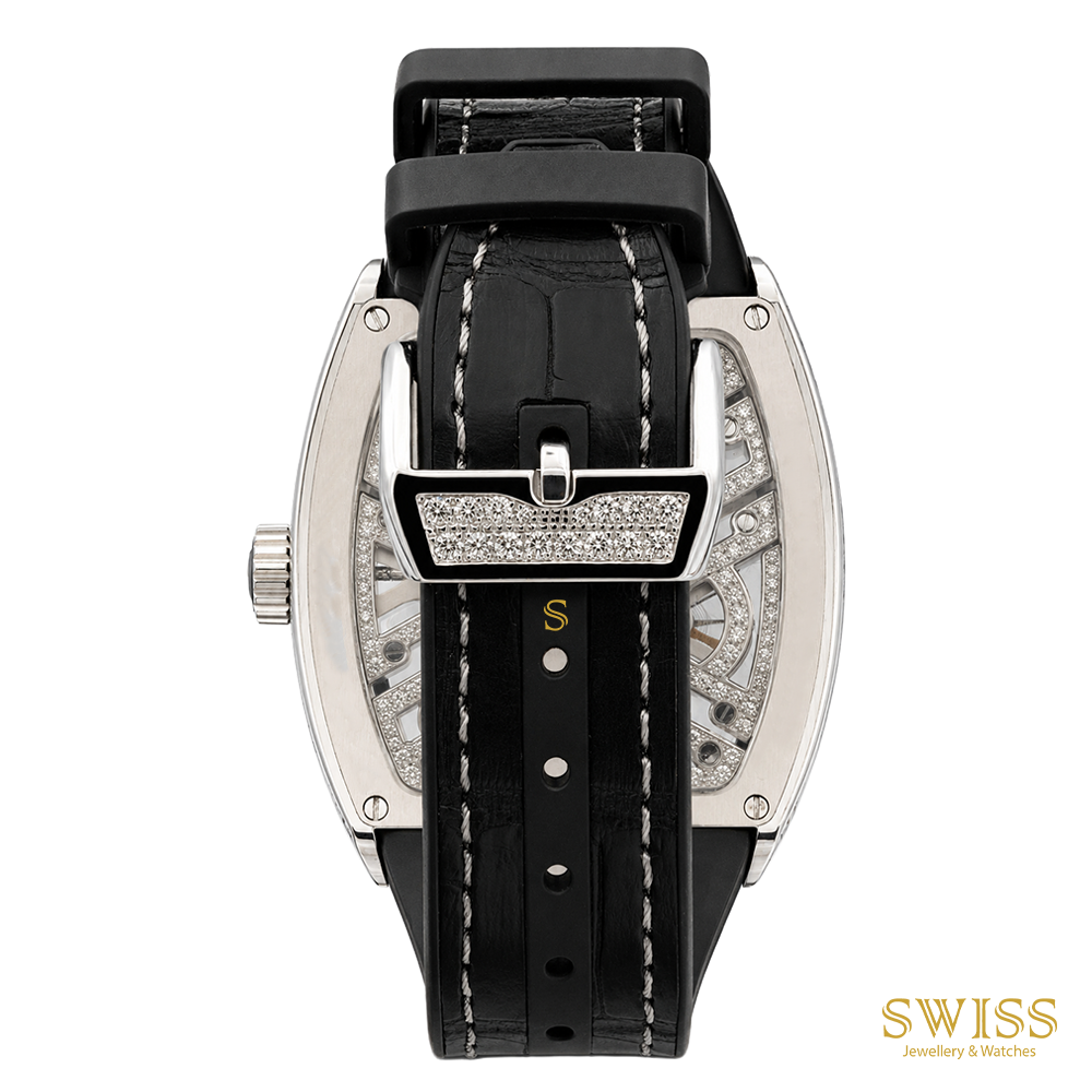 Franck Muller Vanguard Skeleton 7 Days Diamond Watch