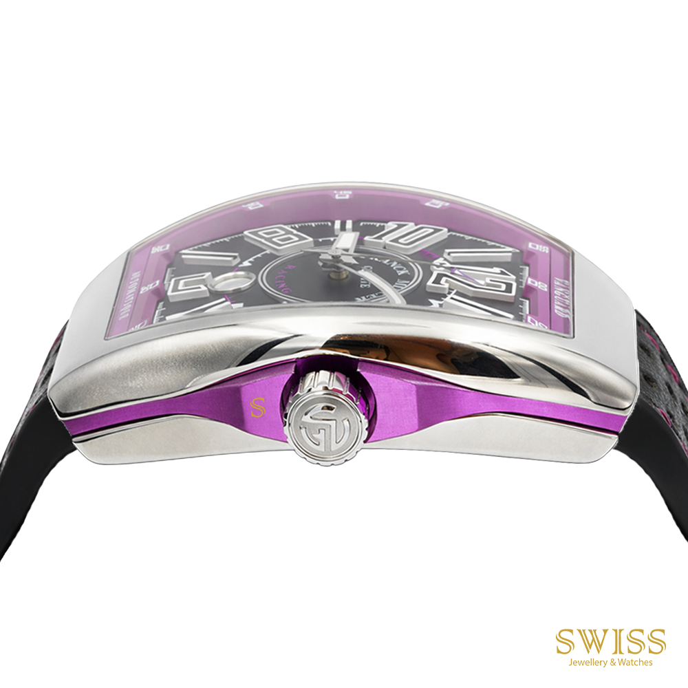 Franck Muller Vanguard Racing Automatic Steel Purple Watch