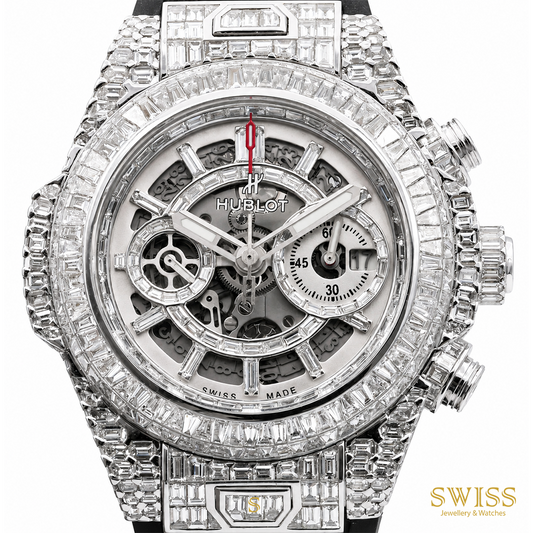 Hublot Big Bang Unico Titanium Baguette Diamond 45mm