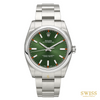 Rolex Oyster Perpetual 34 Olive Green Dial Steel Watch