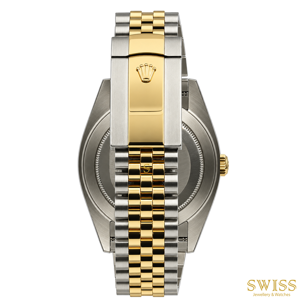 Rolex Datejust 41 Yellow Rolesor Champagne Diamond Dial