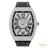 Franck Muller Vanguard Diamond Steel Automatic Watch