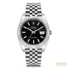 Rolex Datejust Black Dial Jubilee Watch