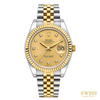 Rolex Datejust 36 Champagne Diamond Dial Watch