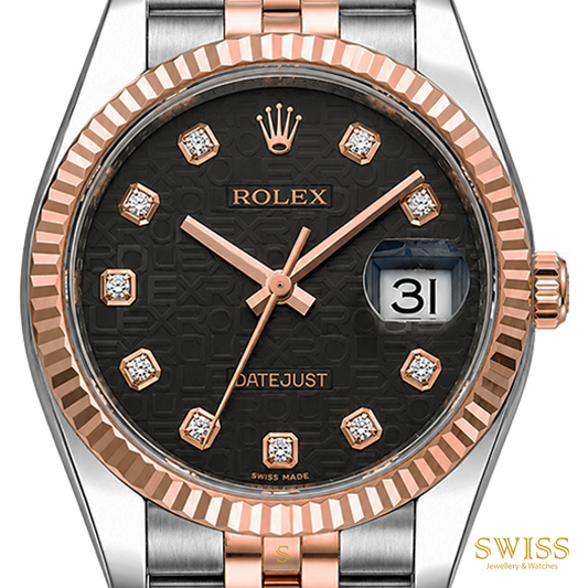 Rolex Datejust 36 Everose Diamond Dial Jubilee