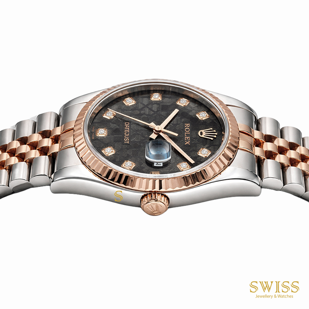 Rolex Datejust 36 Everose Diamond Dial Jubilee
