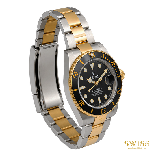 Rolex Submariner Date Steel Gold Black Dial