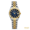 Rolex Lady Datejust Blue Diamond Dial Jubilee