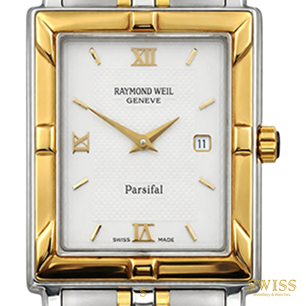 Raymond Weil Parsifal Two-Tone White Dial Men's Watch