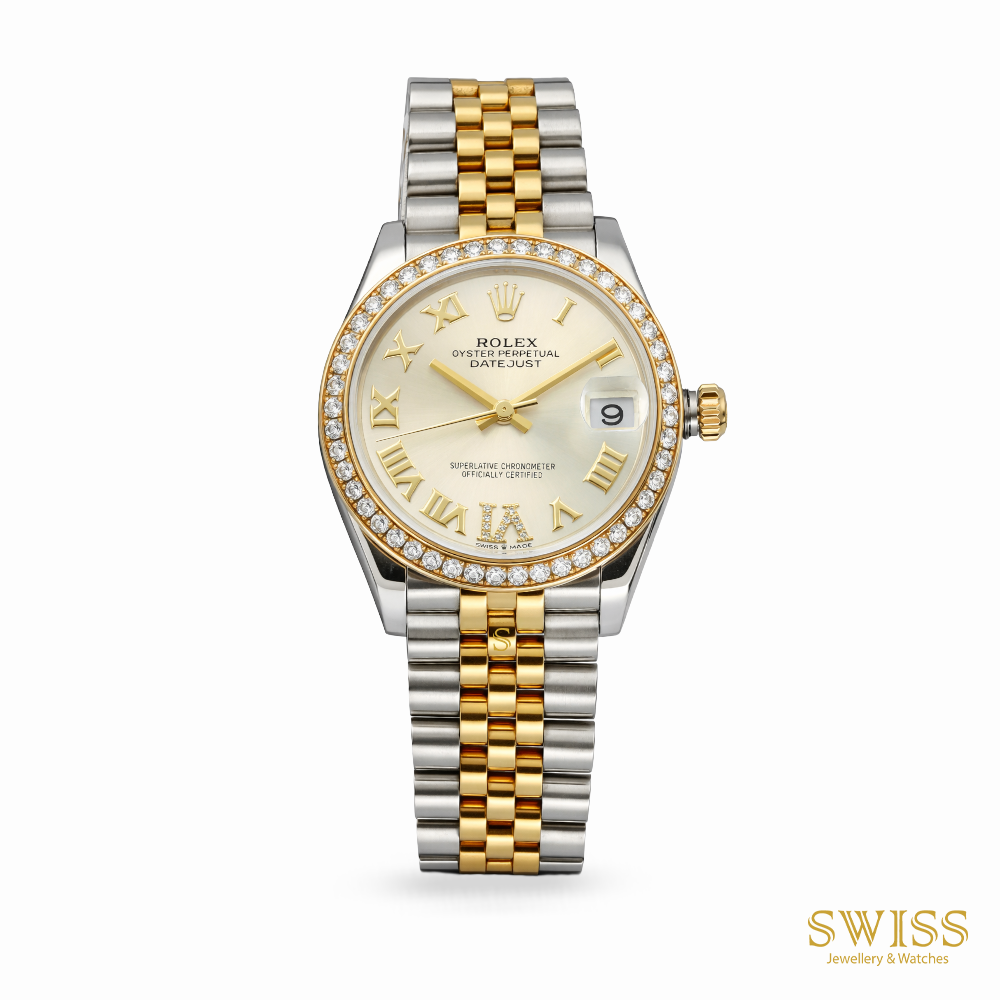 Rolex Datejust 31 Diamond Bezel Roman Dial