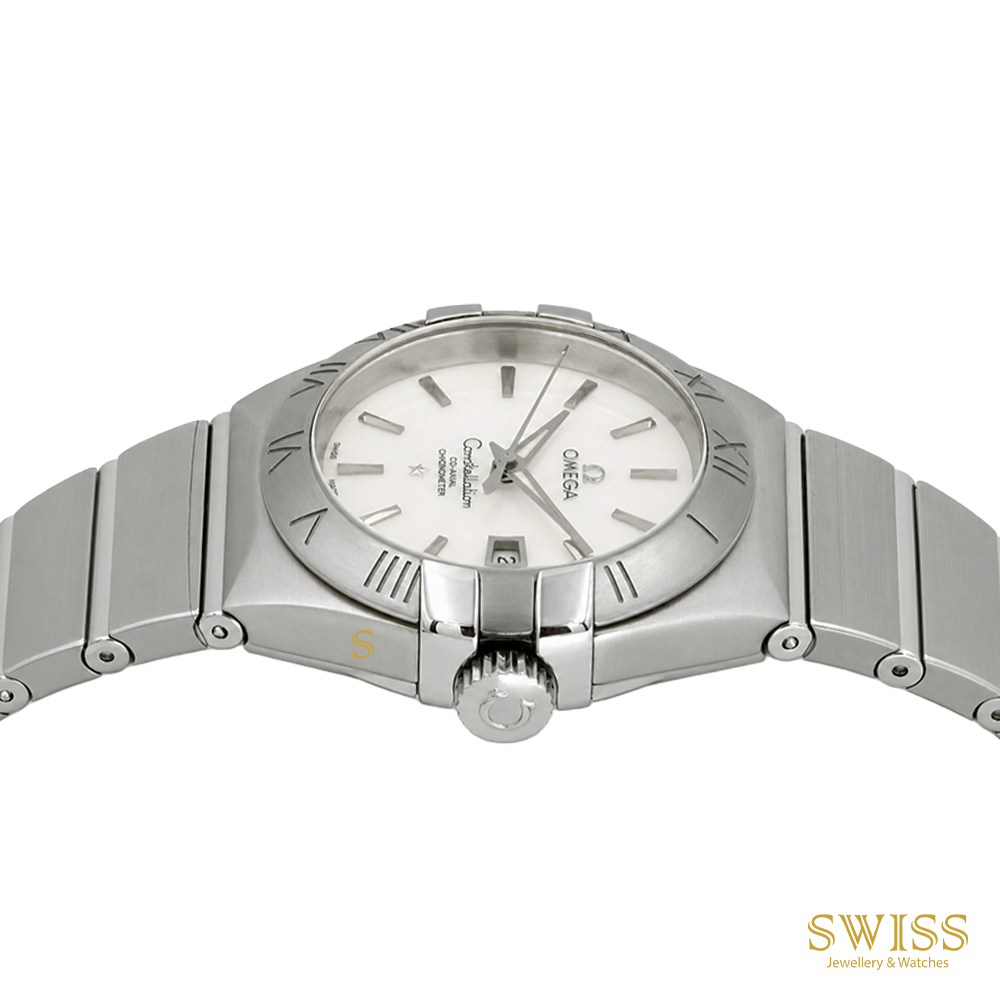 Omega Constellation 31 MOP Dial Steel Roman Bezel