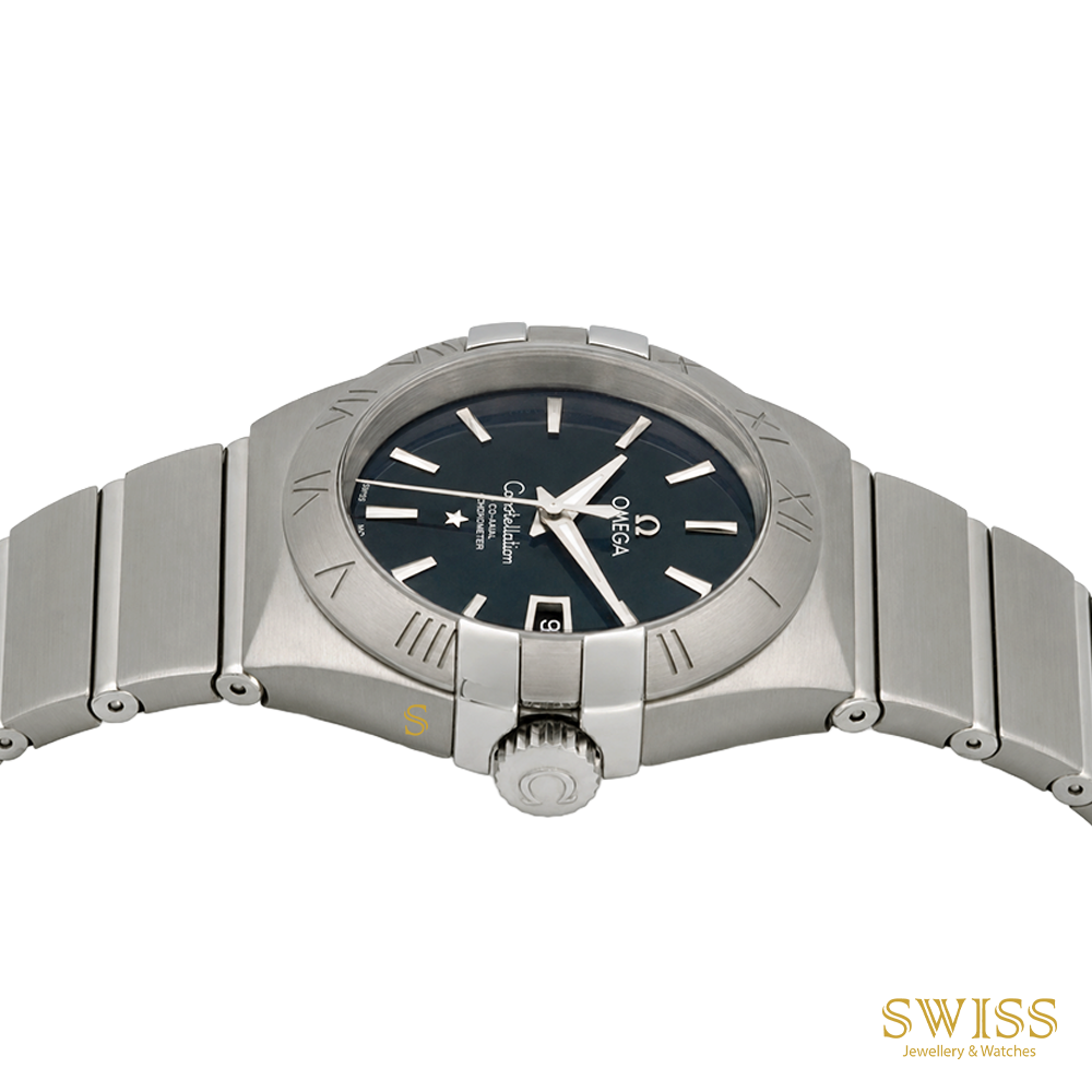 Omega Constellation 31 Blue Dial Steel Co-Axial