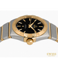 Omega Constellation 38mm Steel Gold Black Dial Co-Axial