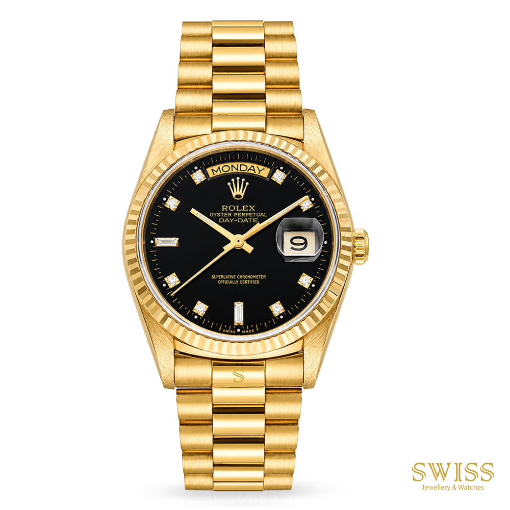 Rolex Day-Date Yellow Gold Diamond Dial