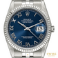 Rolex Datejust Steel Blue Roman Dial