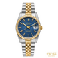 Rolex Lady Datejust Steel Gold Blue Dial