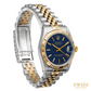Rolex Lady Datejust 31  Steel Gold Blue Dial Watch