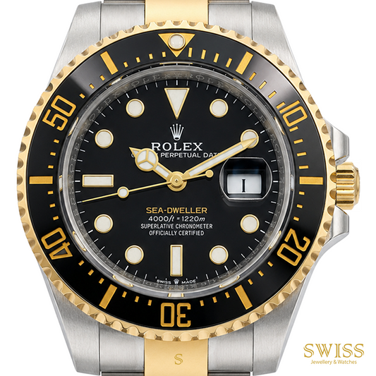 Rolex Sea-Dweller 126603 Steel & Gold Black Dial 43mm