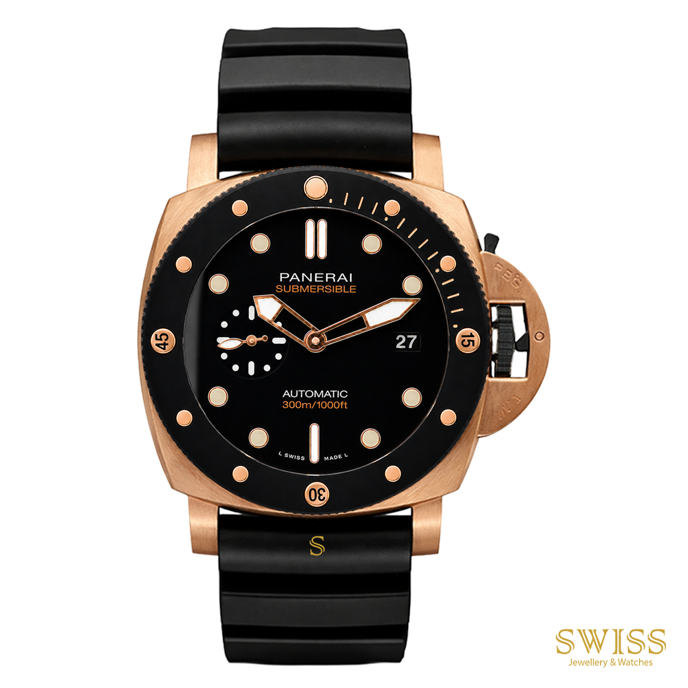 Panerai Submersible Goldtech™ 42mm Black Dial